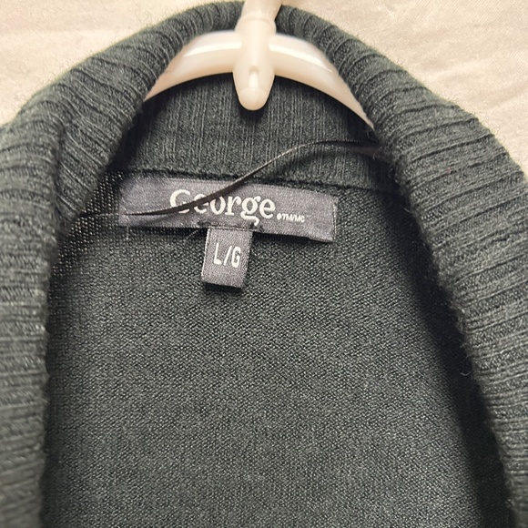 Black Wrap Sweater - Picture 4 of 6